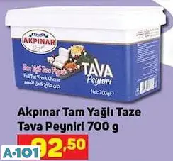 AKPINAR TAM YAĞLI TAZE TAVA PEYNİRİ AKPINAR TAM YAĞLI TAZE TAVA PEYNİRİ